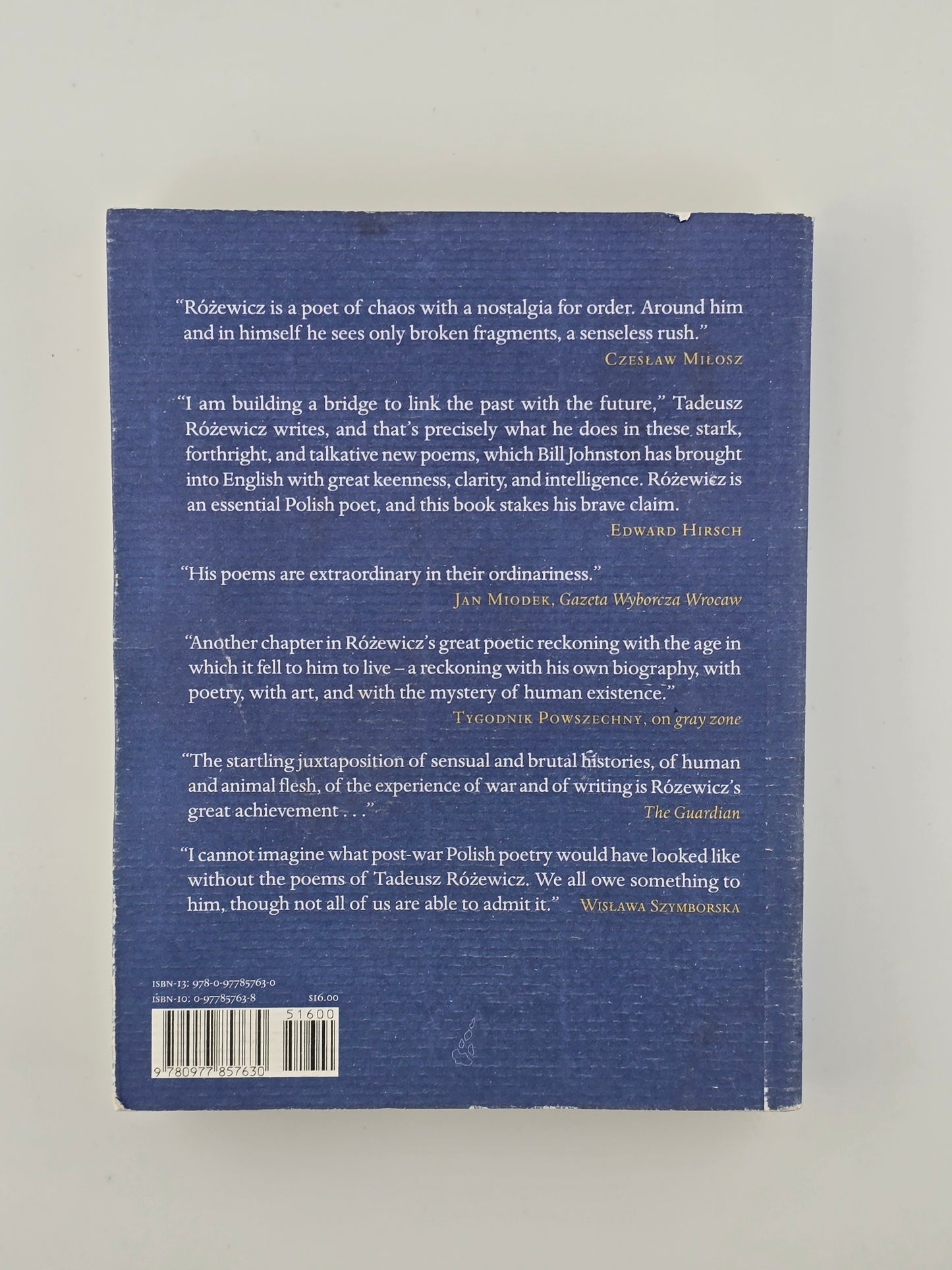 New Poems by Tadeusz Rozewicz