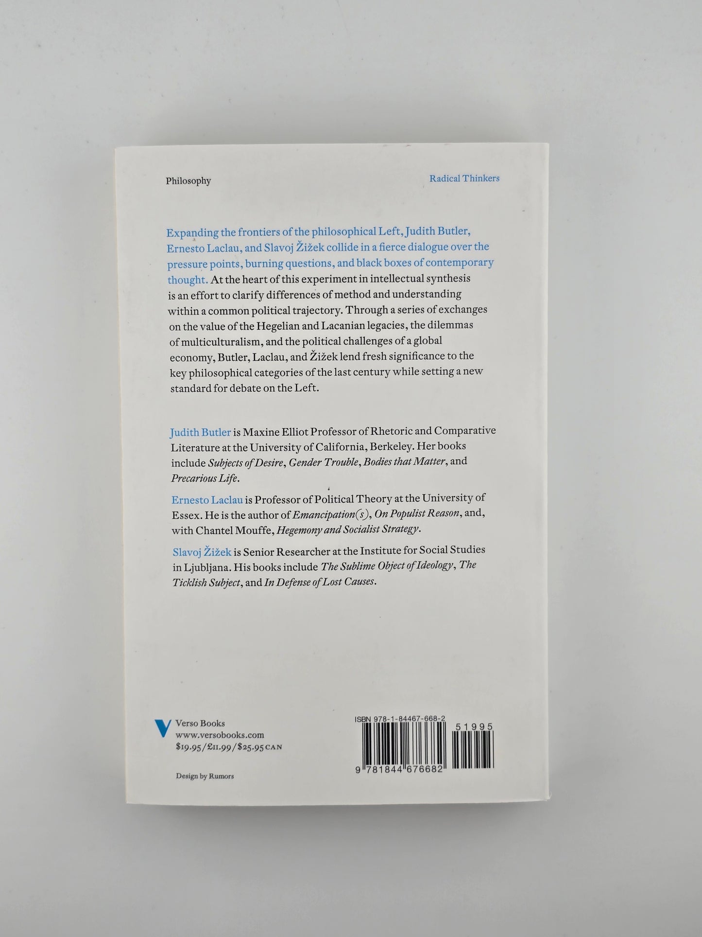 Contingency, Hegemony, Universality by Judith Butler, Ernesto Laclau, and Slvoj Zizek