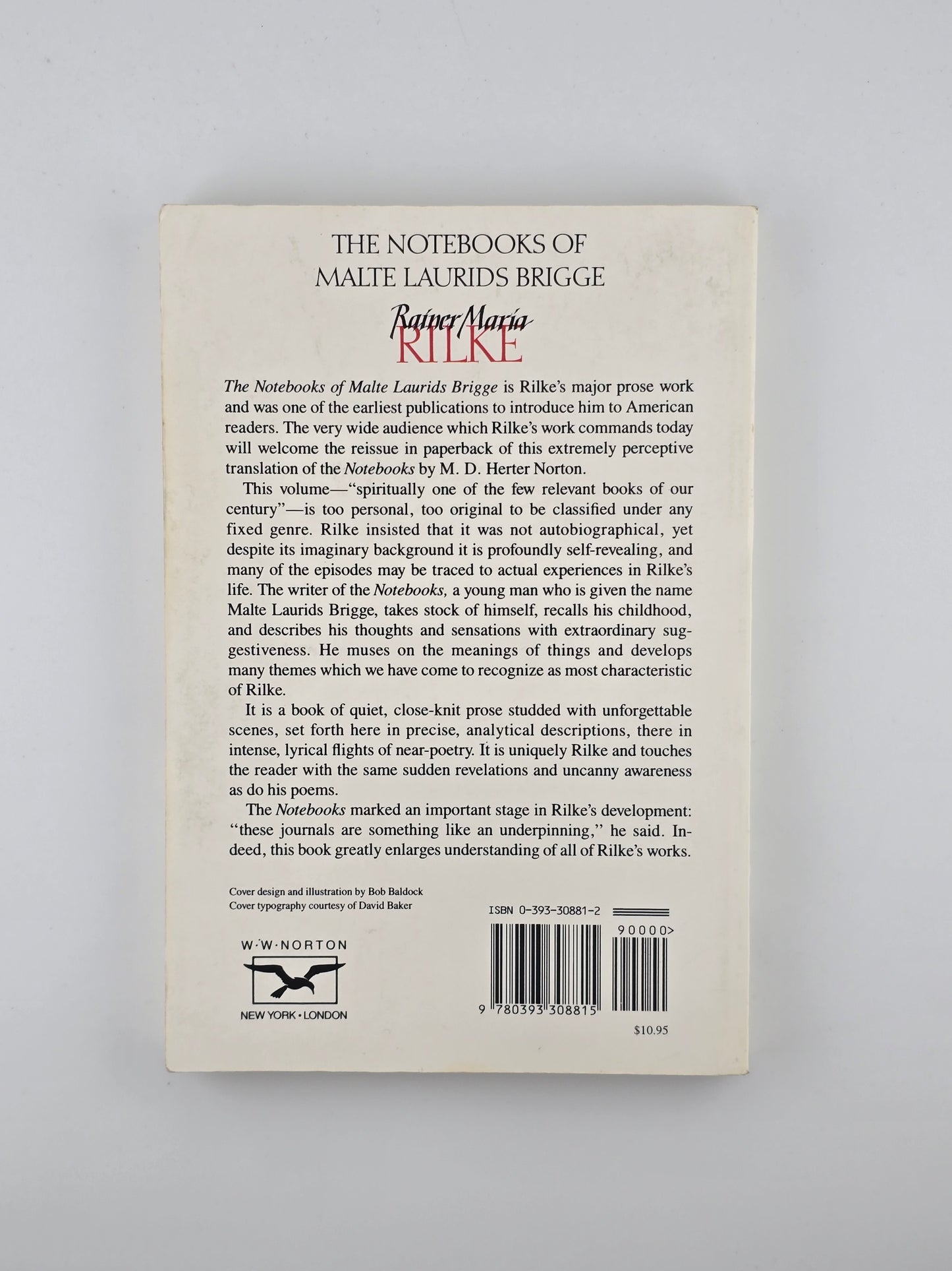 The Notebooks of Malte Laurids Brigge by Rainer Maria Rilke