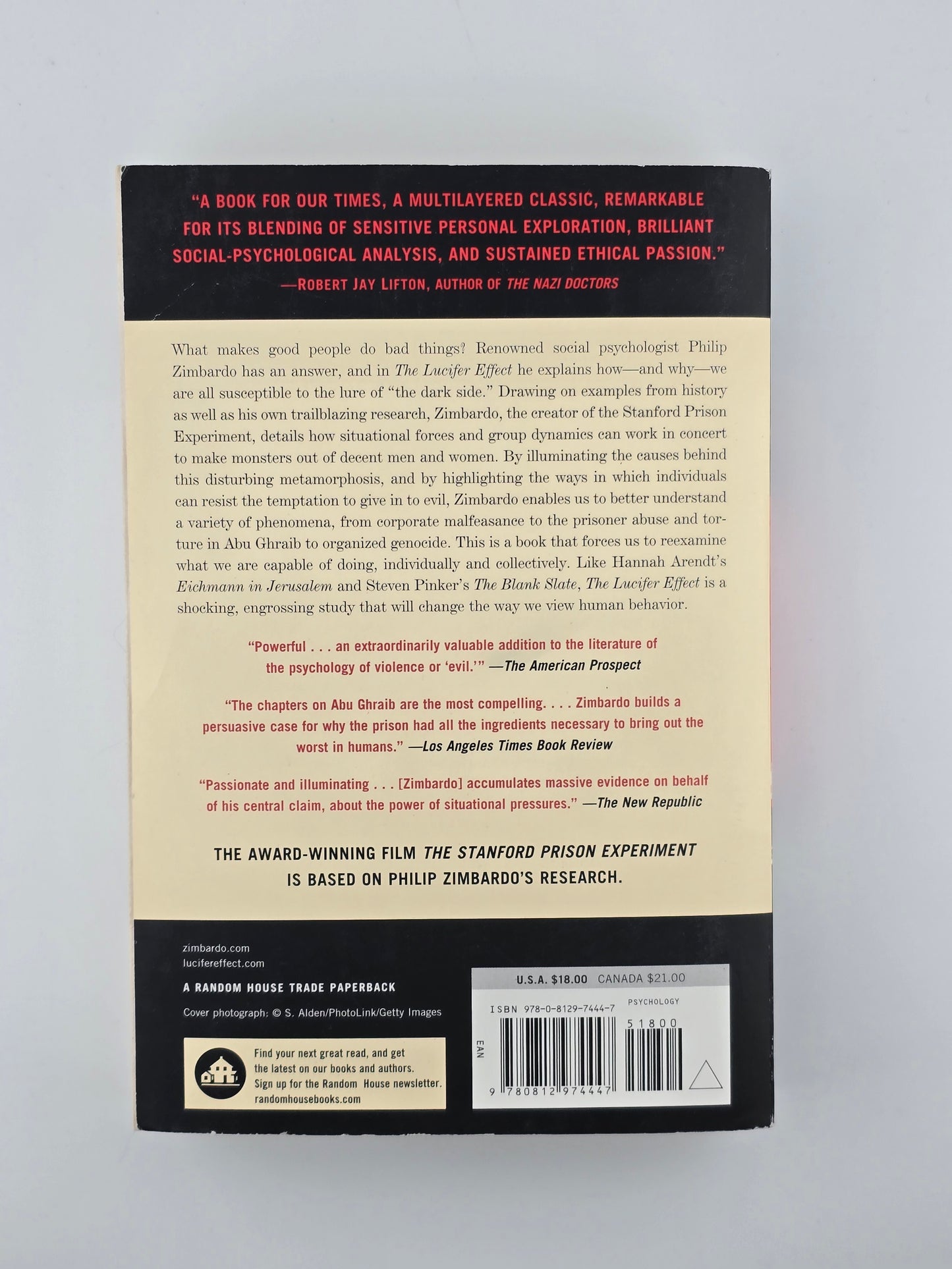 The Lucifer Effect by Philip Zimbardo