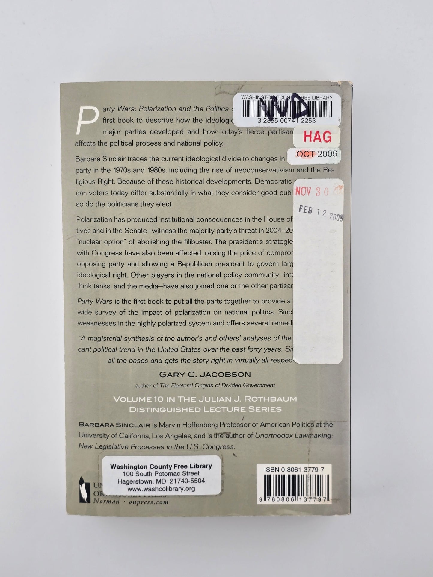 Party Wars by Barbara Sinclair