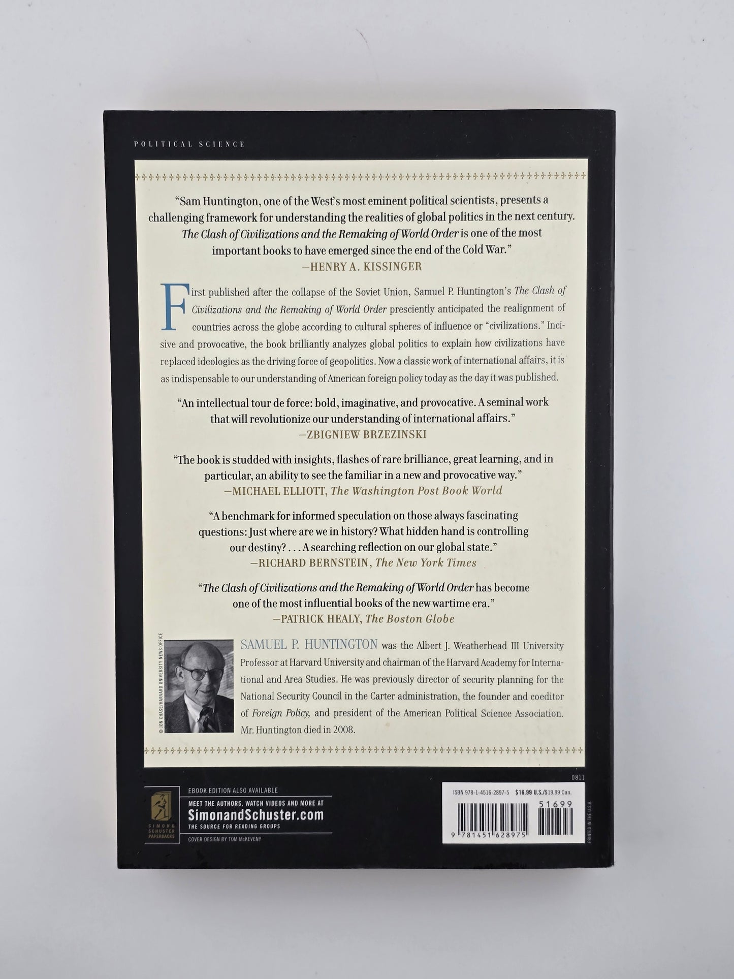 The Clash of Civilizations and the Remaking of World Order by Samuel P. Huntington