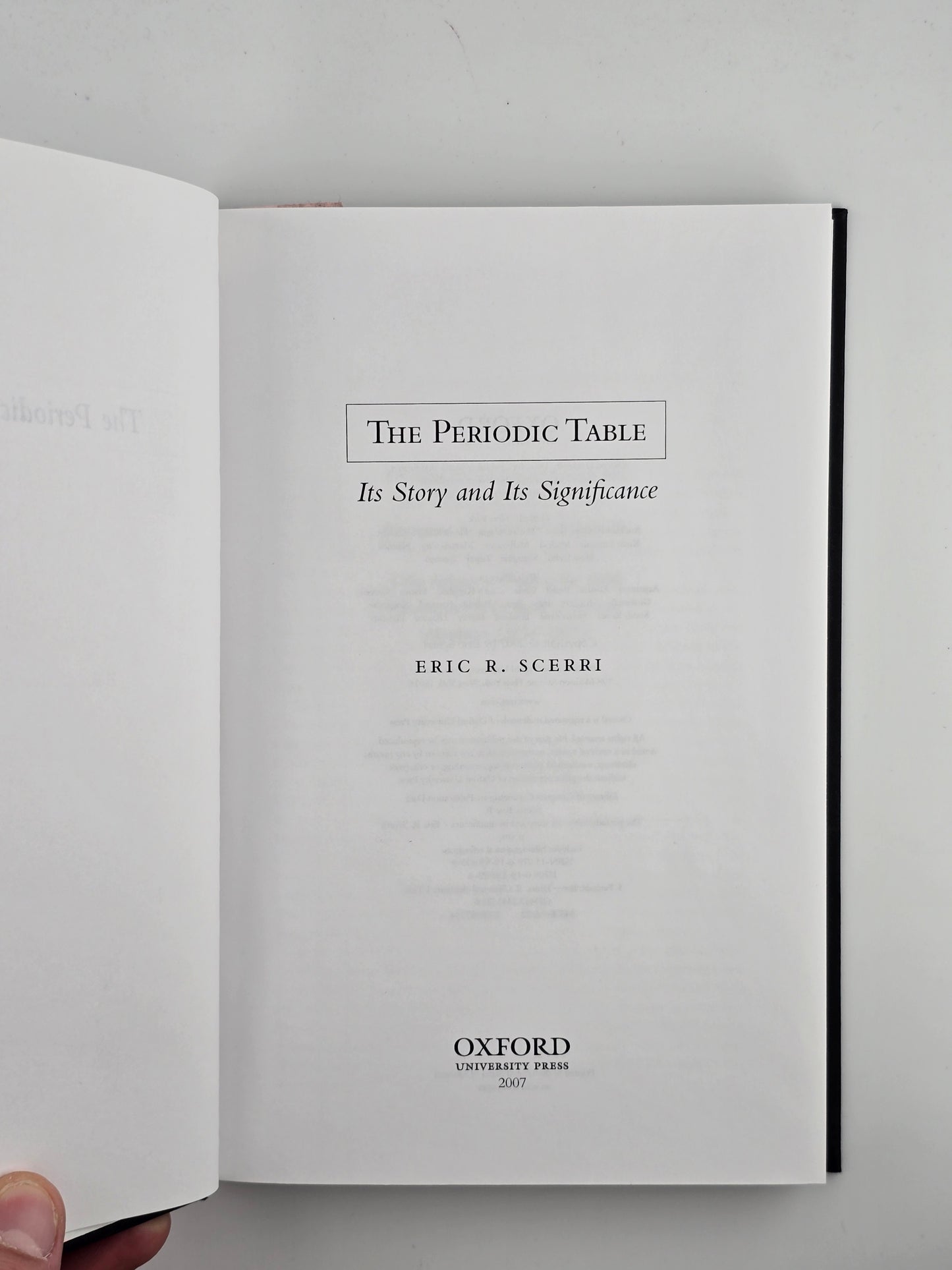 The Periodic Table by Eric R. Scerri