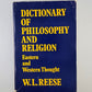 Dictionary of Philosophy and Religion by W.L. Reese