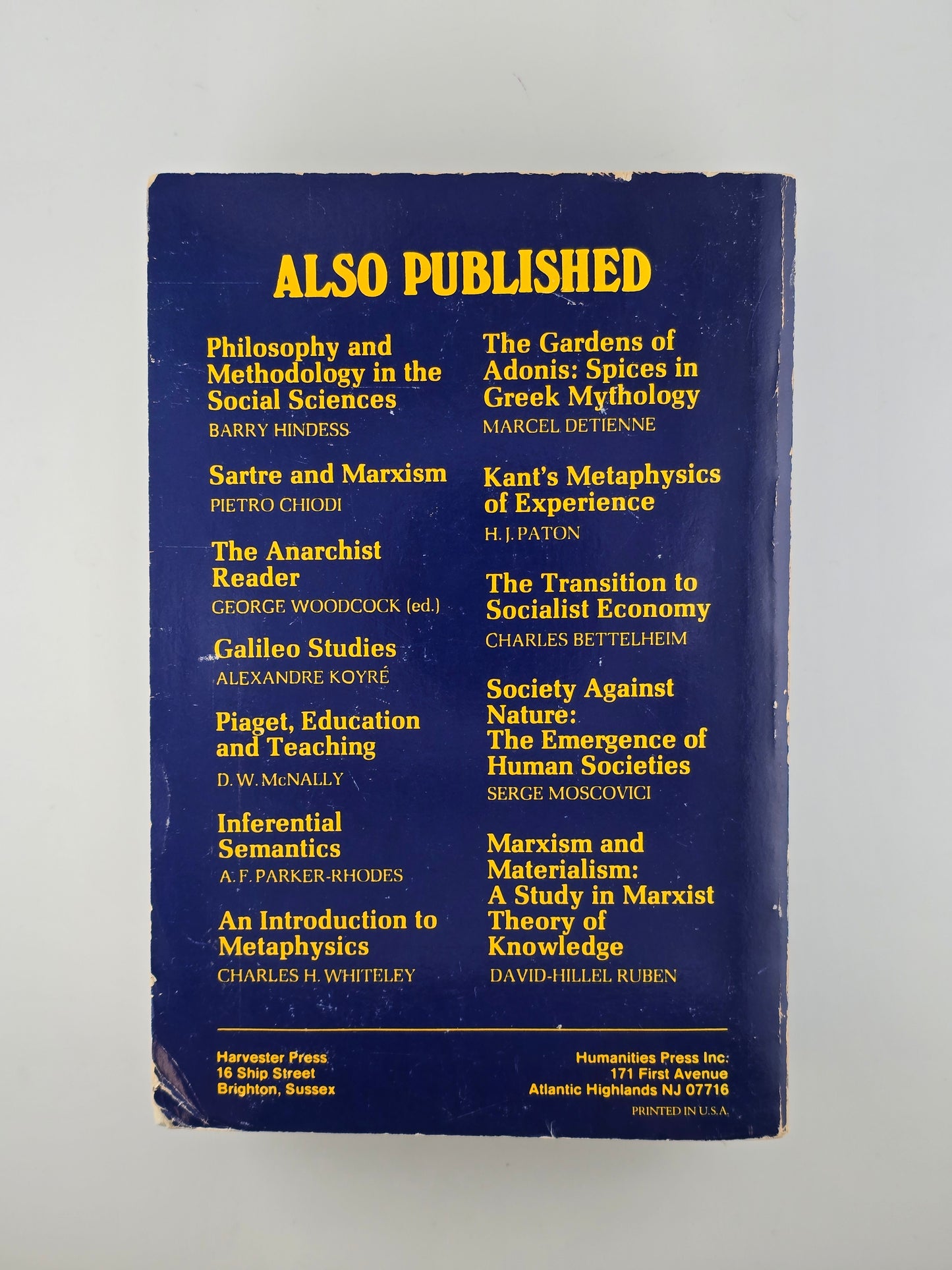 Dictionary of Philosophy and Religion by W.L. Reese