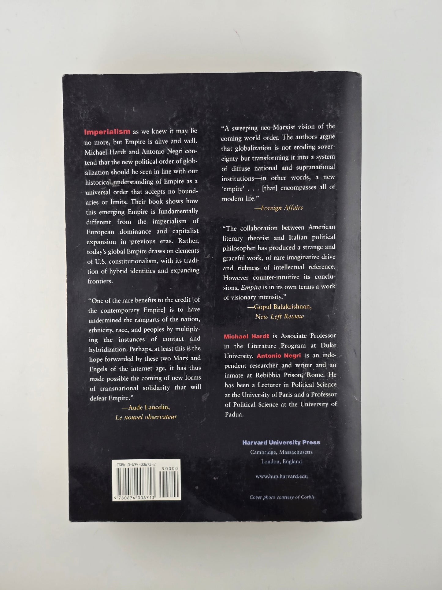 Empire by Michael Hardt and Antonio Negri
