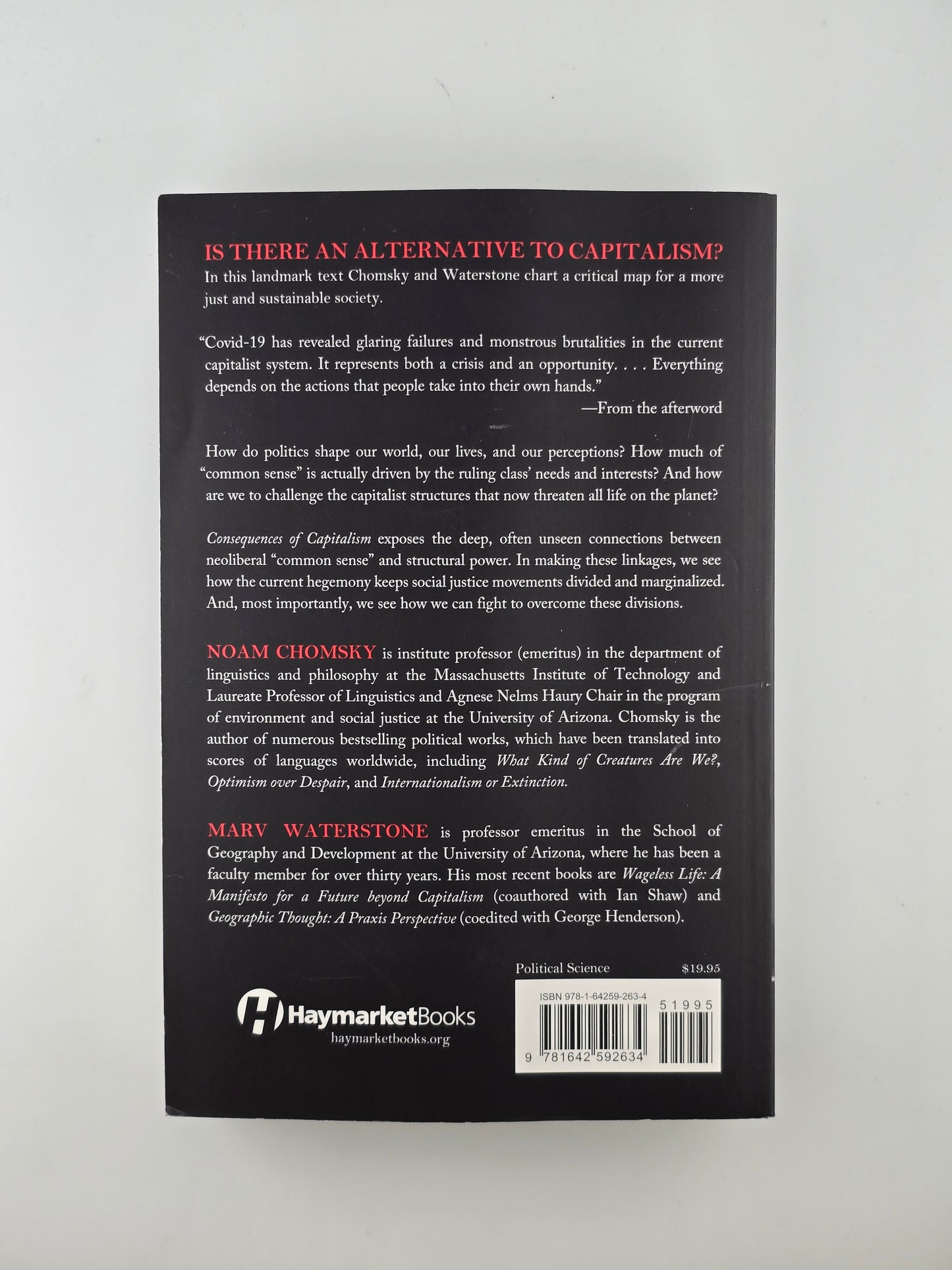 Consequences of Capitalism by Noam Chomsky and Marv Waterstone