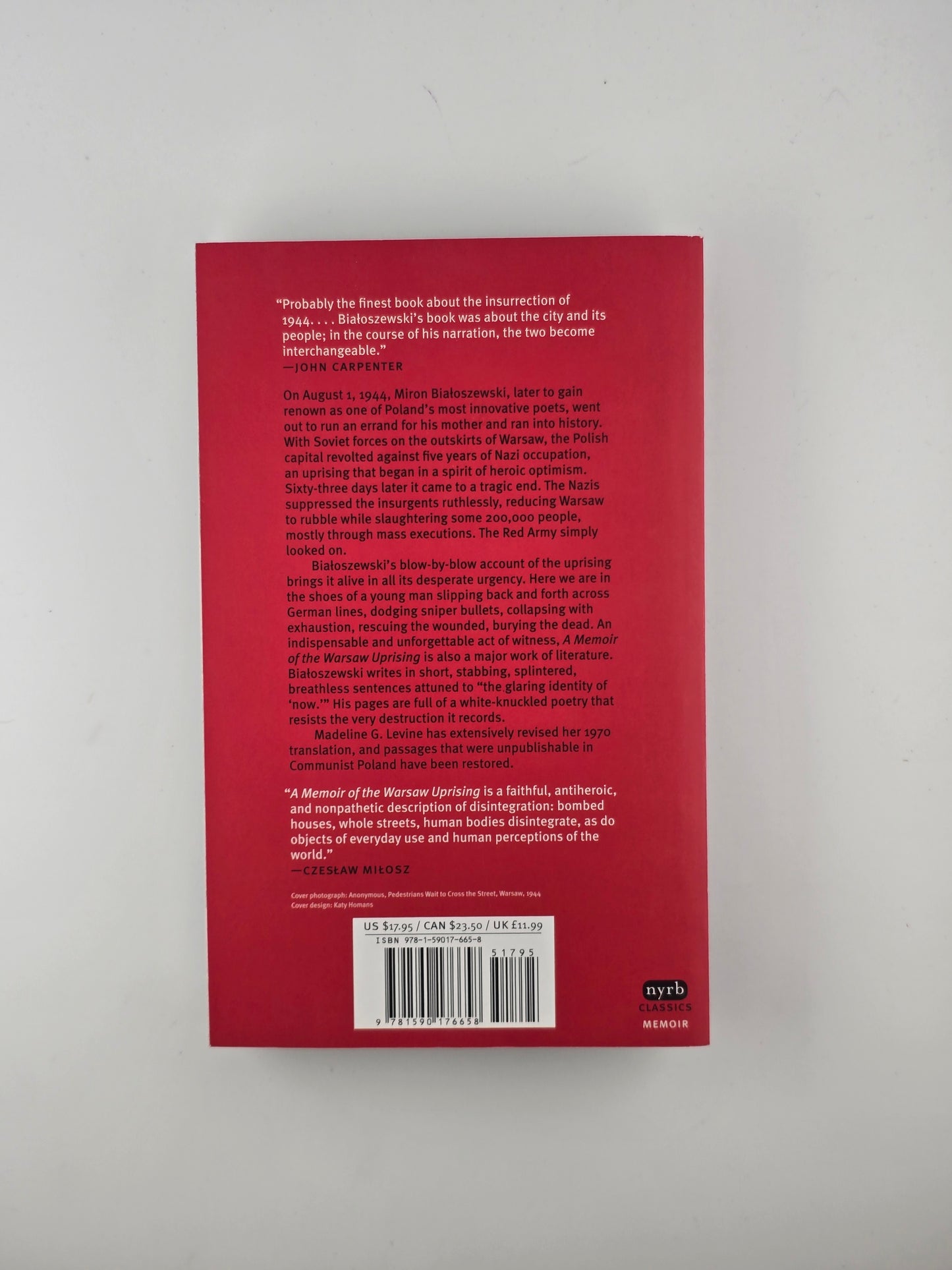 A Memoir of the Warsaw Uprising by Miron Bialszewski
