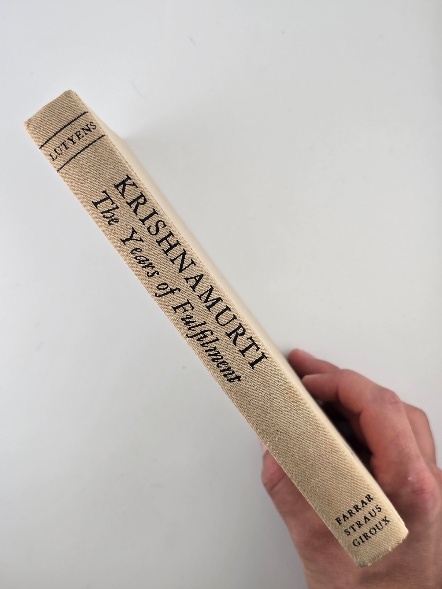 Krishnamurti: The Years of Fulfillment by Mary Lutyens
