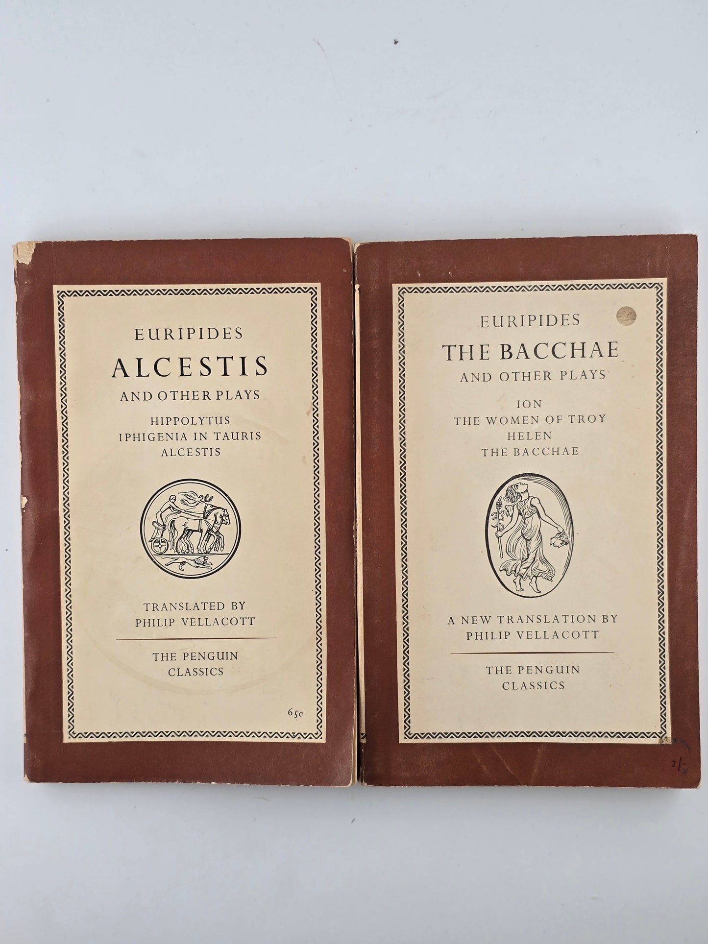 Alcestis and The Bacchae (and other plays) by Euripides
