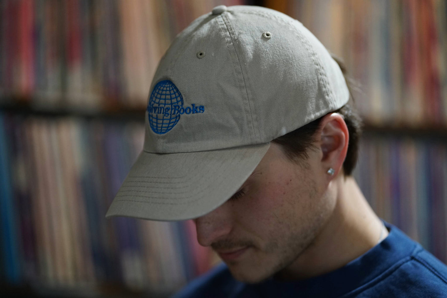 Embroidered Globe Hat