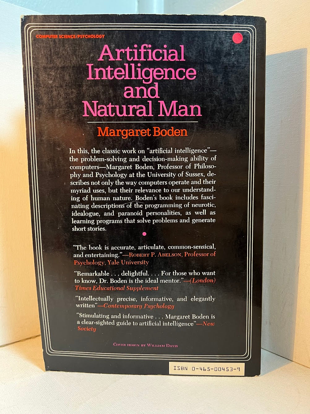 Artificial Intelligence and Natural Man by Margaret Boden