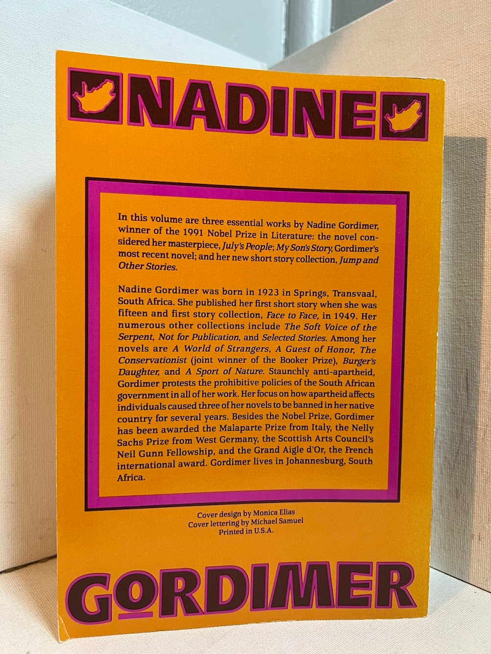 July's People - My Son's Story - Jump and Other Stories by Nadine Gordimer