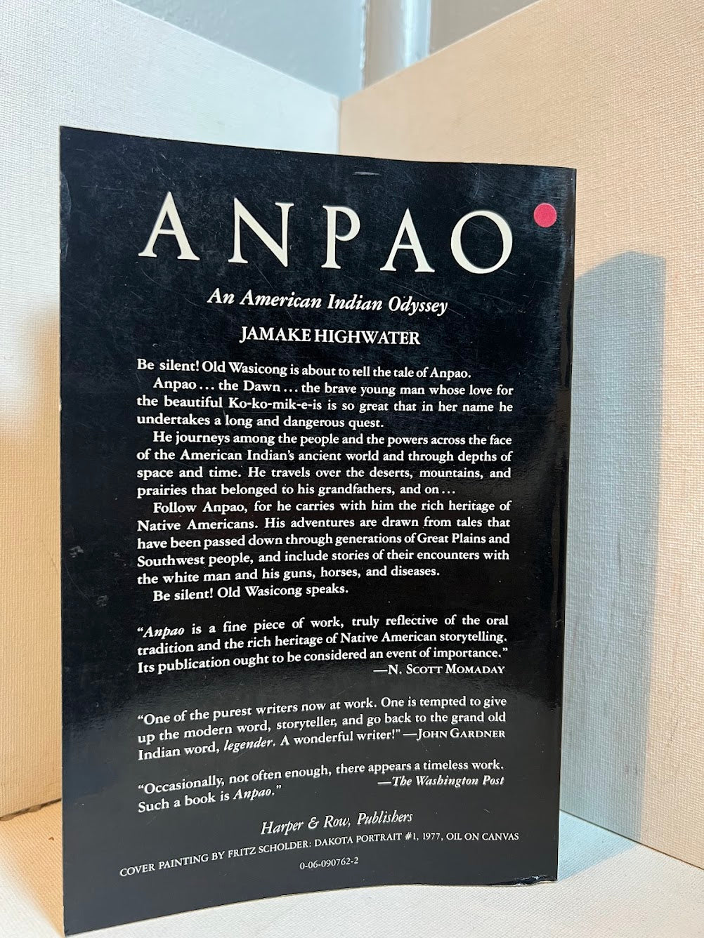 Anpao - An American Indian Odyssey by Jamake Highwater