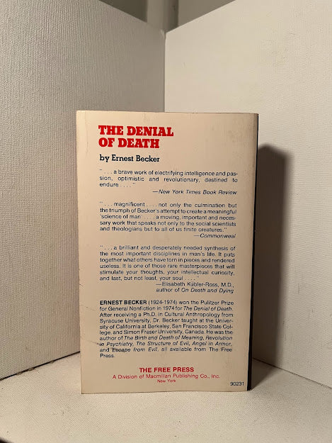 The Denial of Death by Ernest Becker