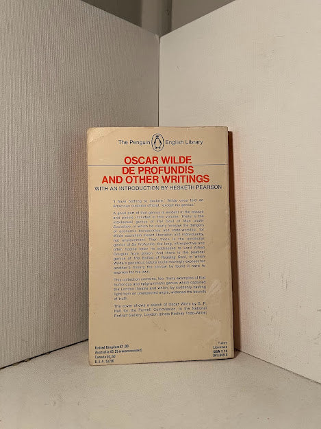 De Profundis and Other Writings by Oscar Wilde