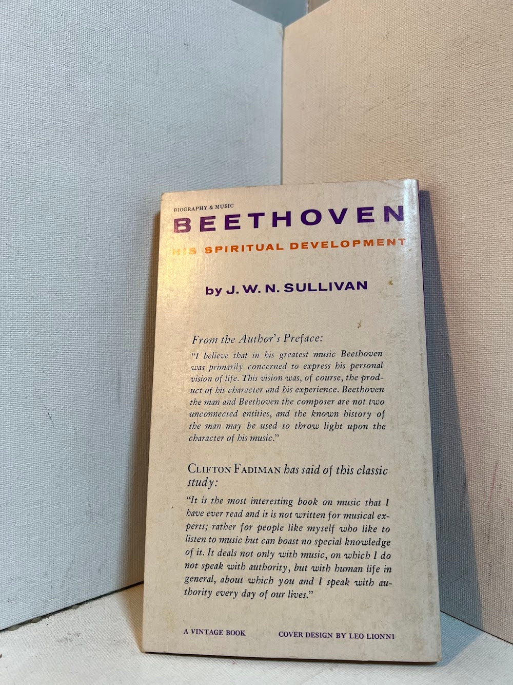 Beethoven - His Spiritual Development by J.W.N. Sullivan