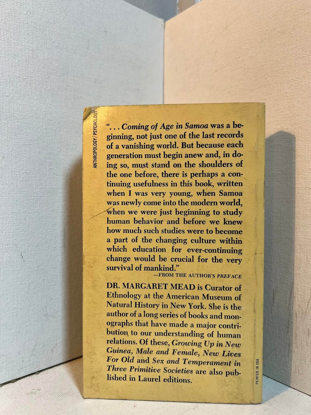 Coming of Age in Samoa by Margaret Mead