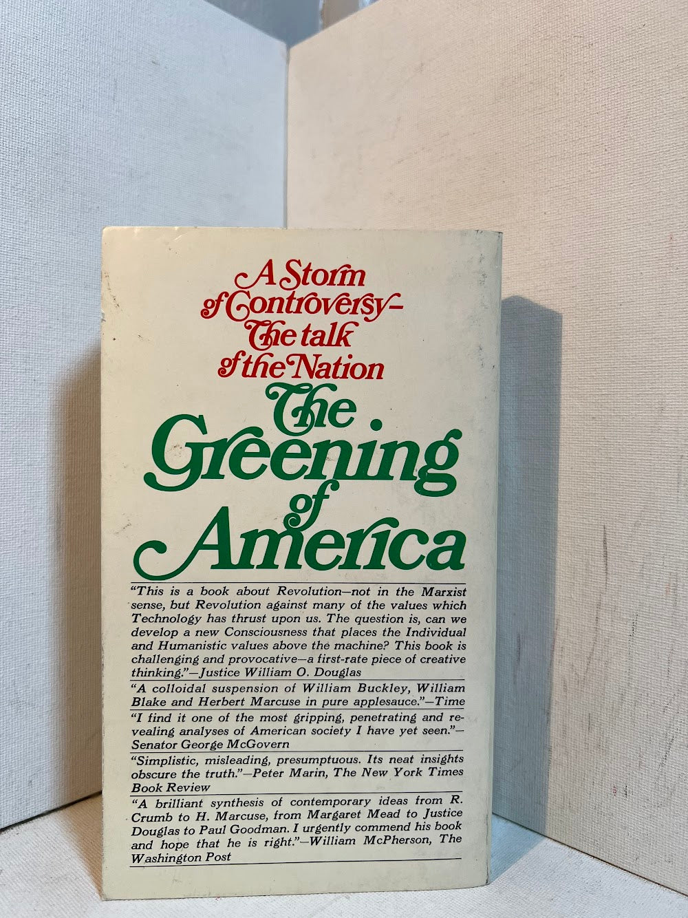 The Greening of America by Charles A. Reich