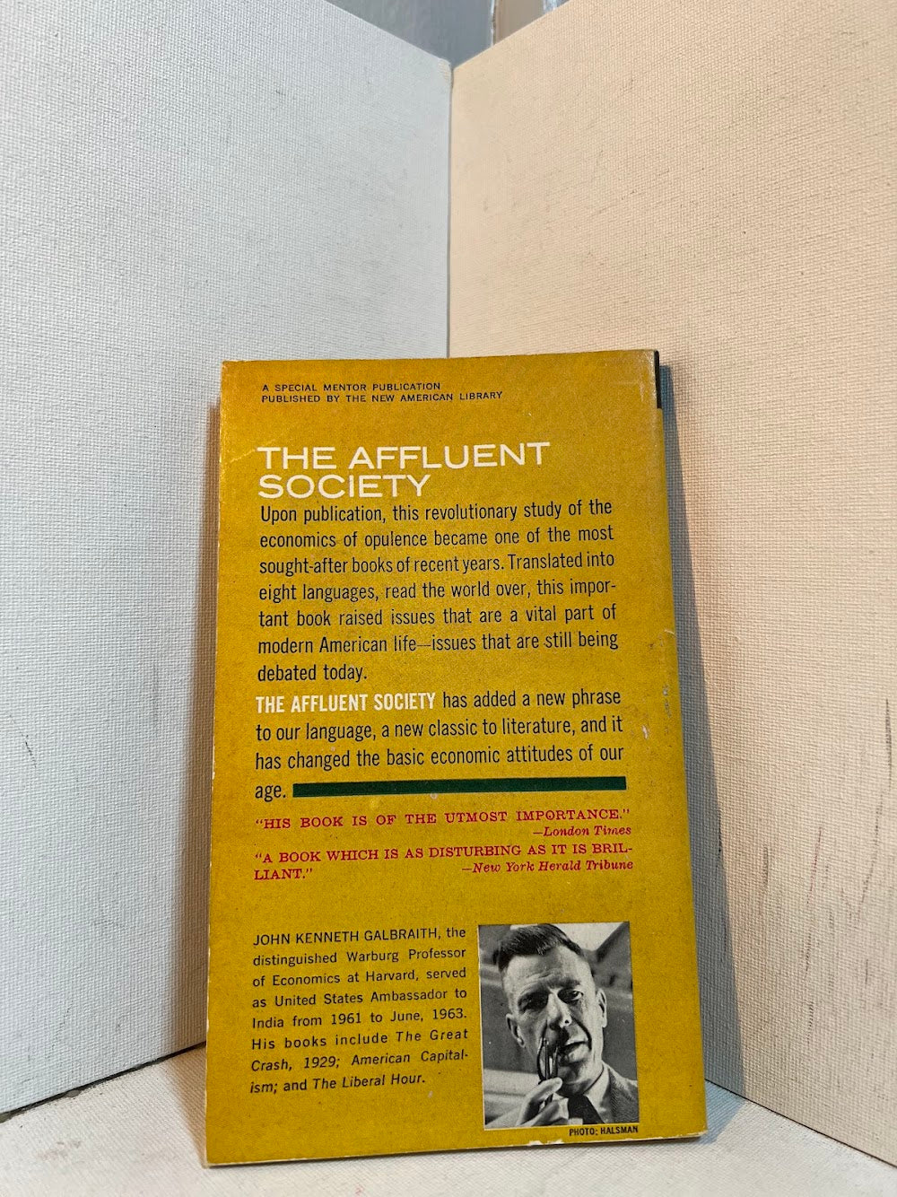 The Affluent Society by John Kenneth Galbraith