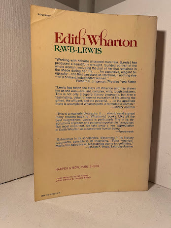 Edith Wharton: A Biography by R.W.B. Lewis