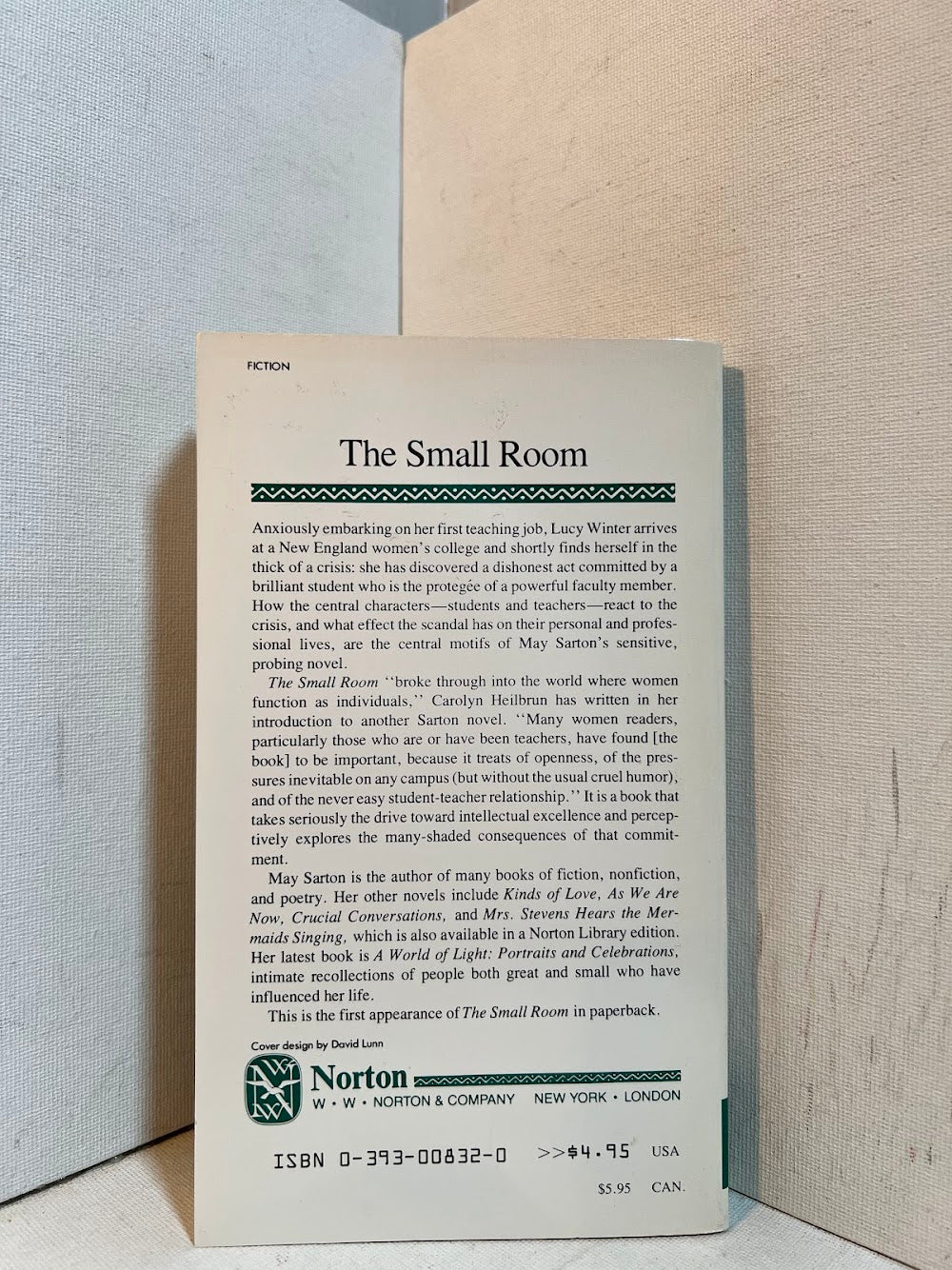 The Small Room by May Sarton