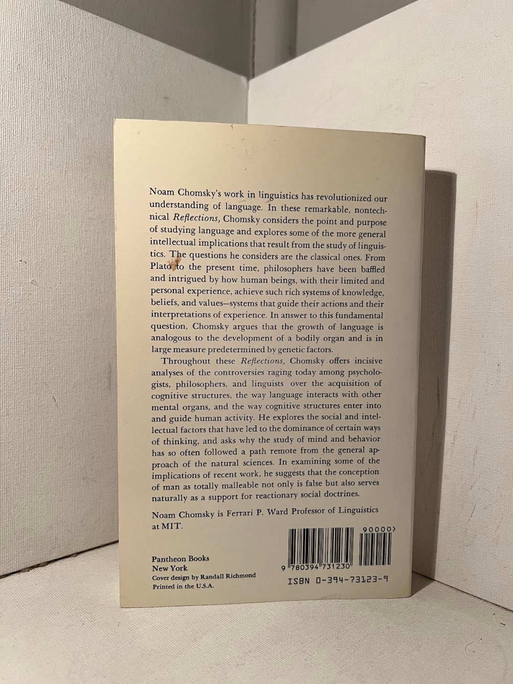 Reflections on Language by Noam Chomsky