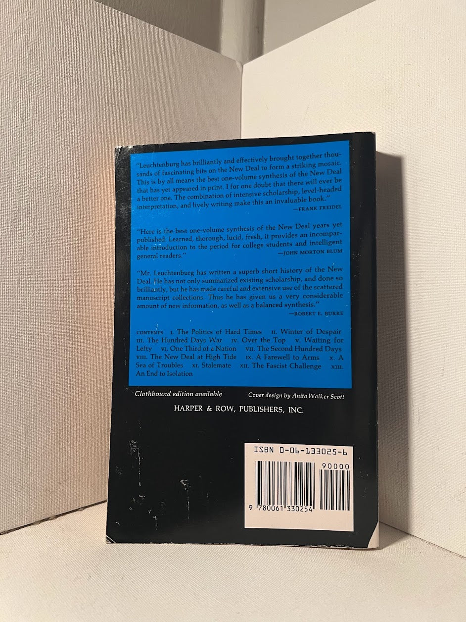 Franklin D. Roosevelt and the New Deal by William E. Leuchtenburg