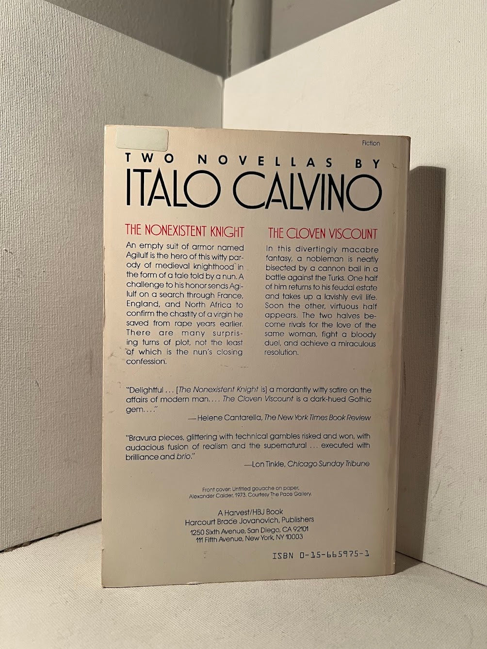 The Nonexistent Knight and The Cloven Viscount by Italo Calvino