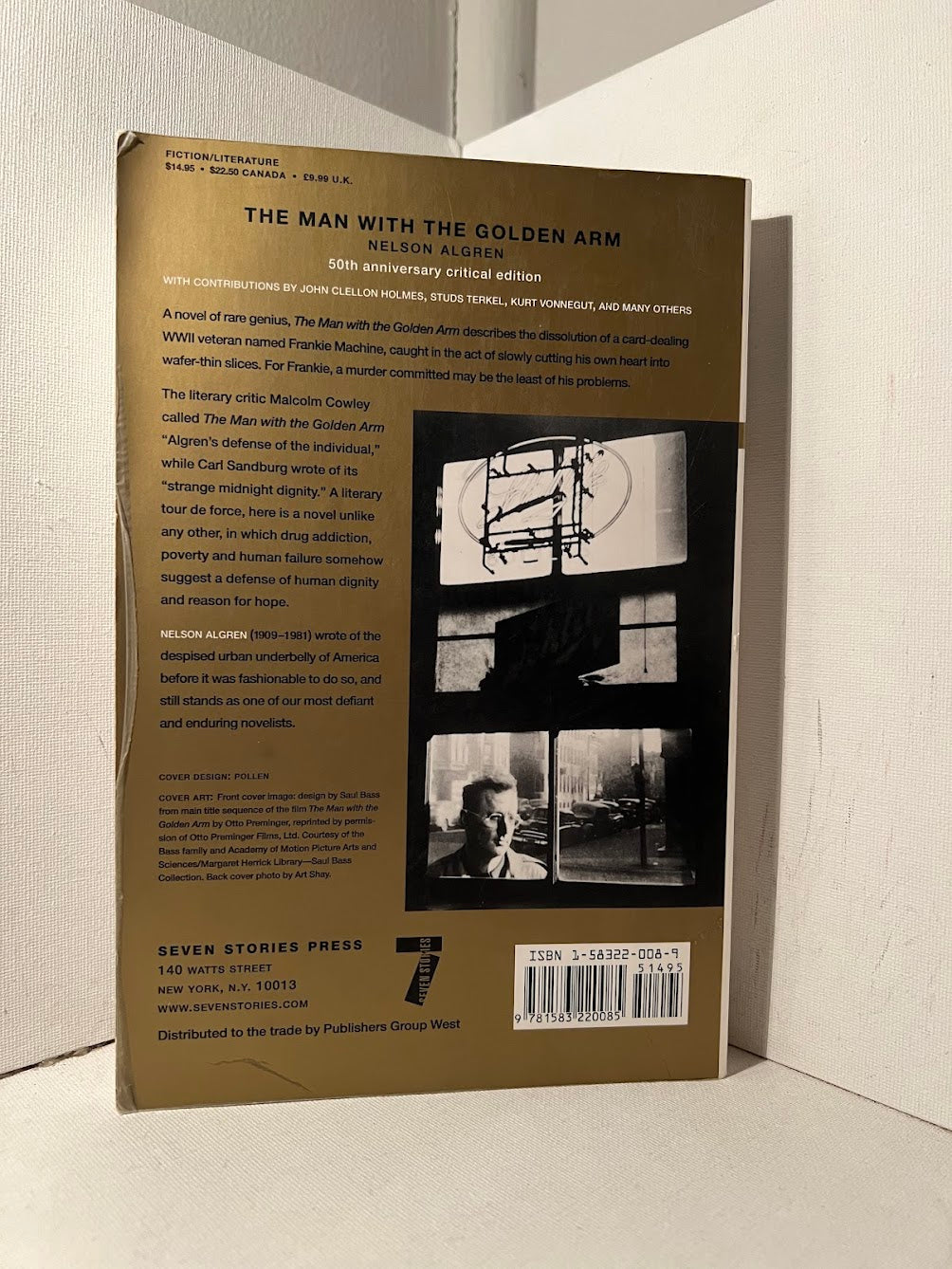 The Man with the Golden Arm by Nelson Algren (50th Anniversary edition)