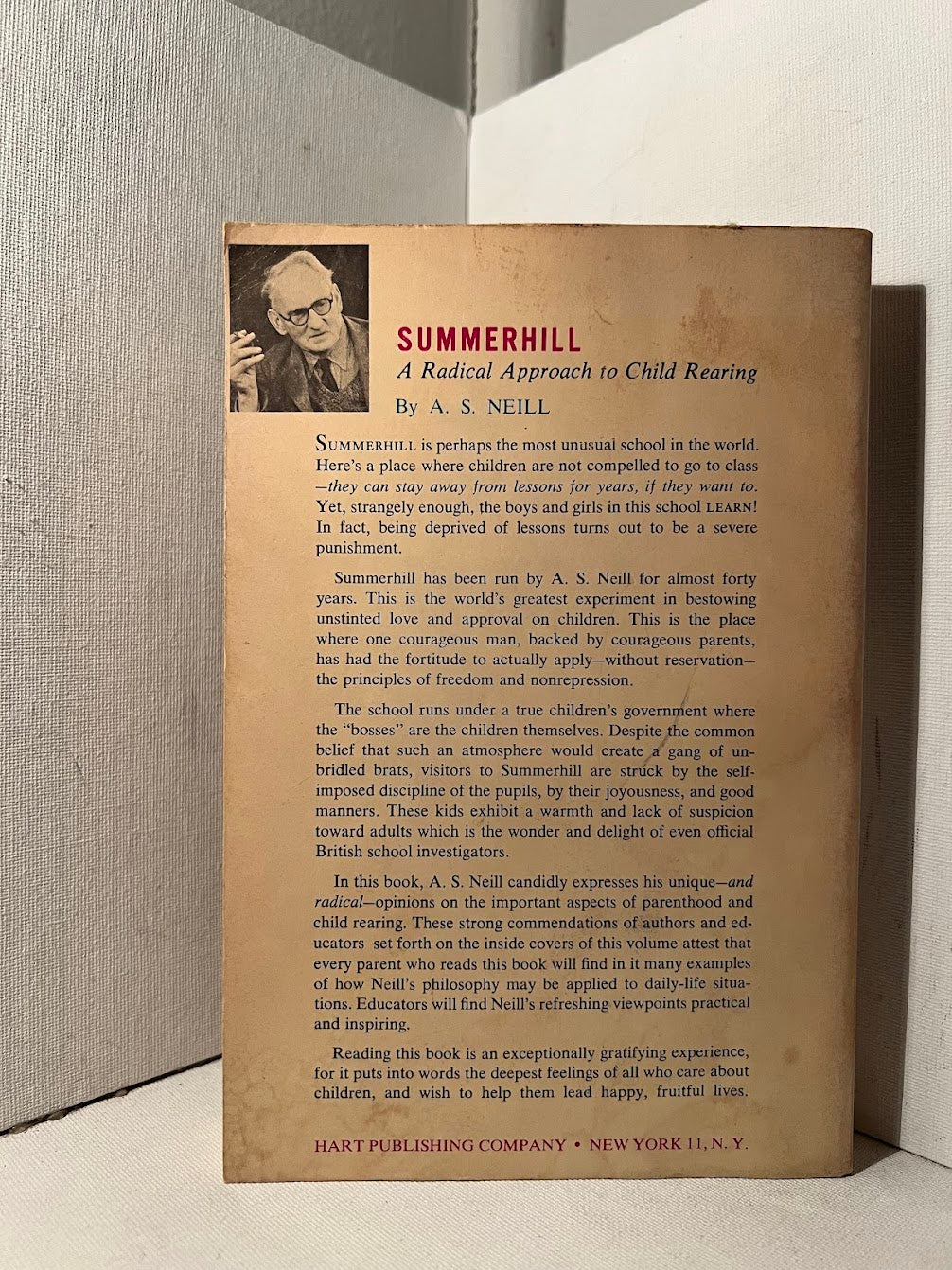 Summerhill: A Radical Approach to Child Rearing by A.S. Neill