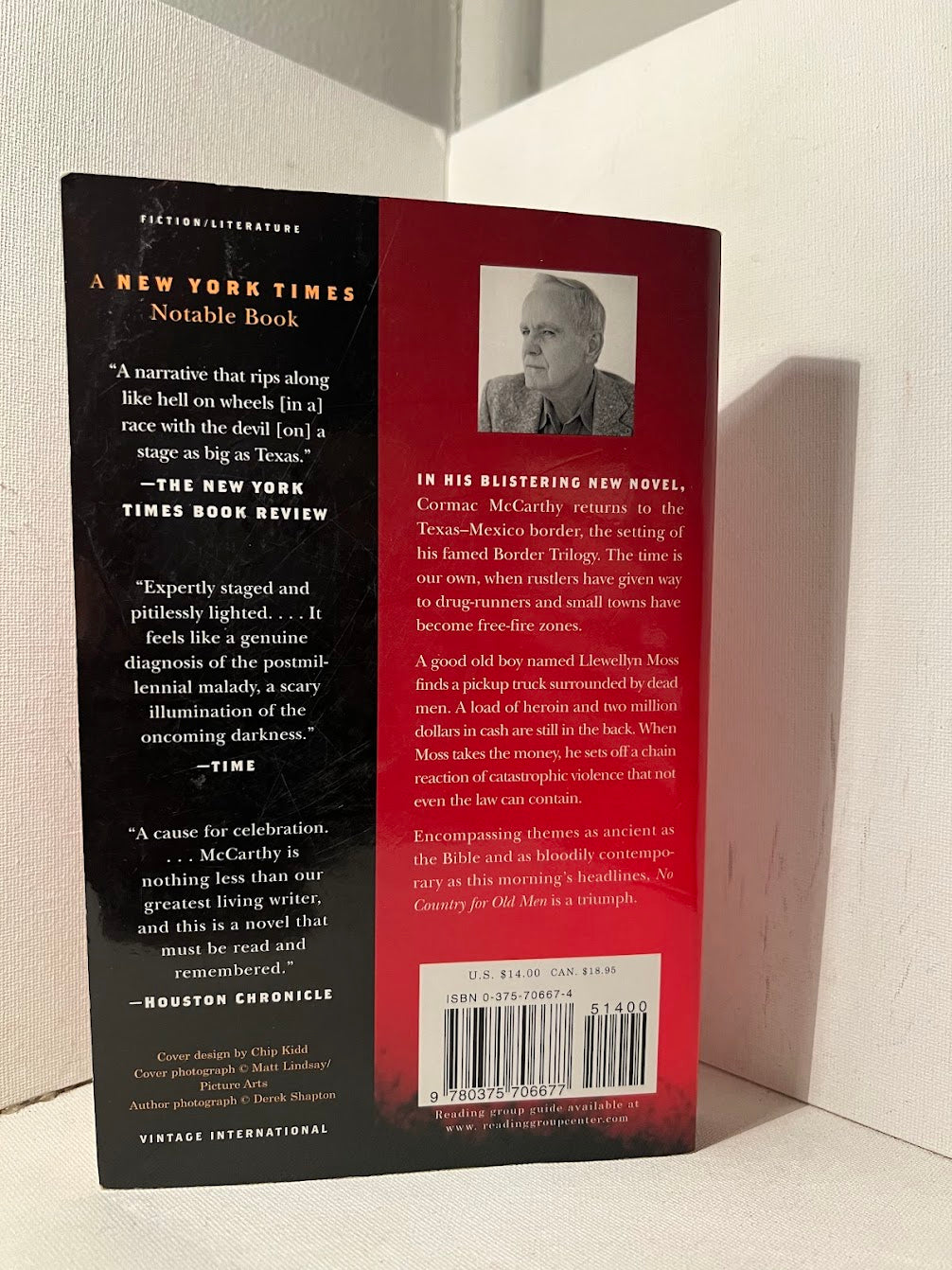 No Country for Old Men by Cormac McCarthy