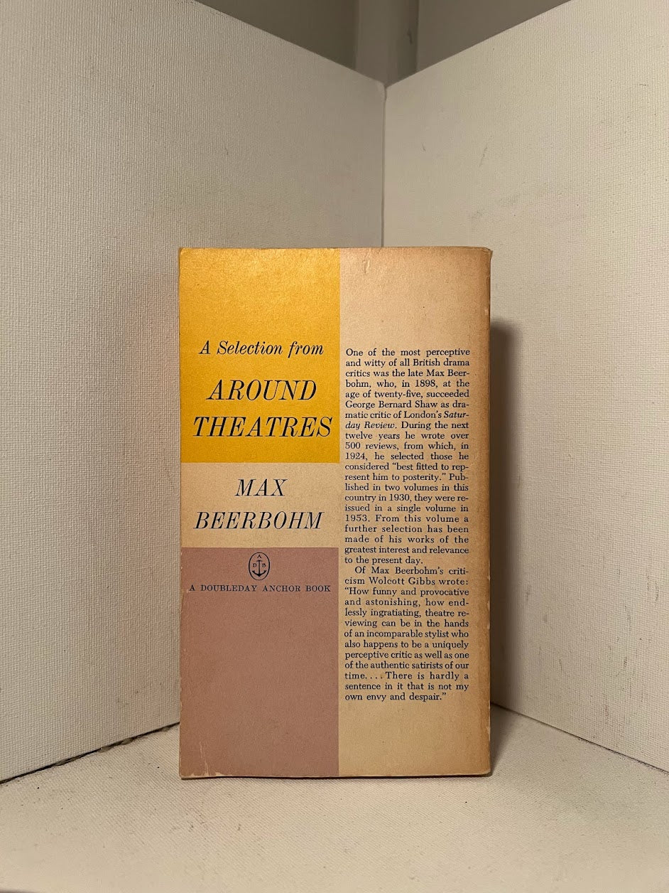 A Selection from Around Theatres by Max Beerbohm