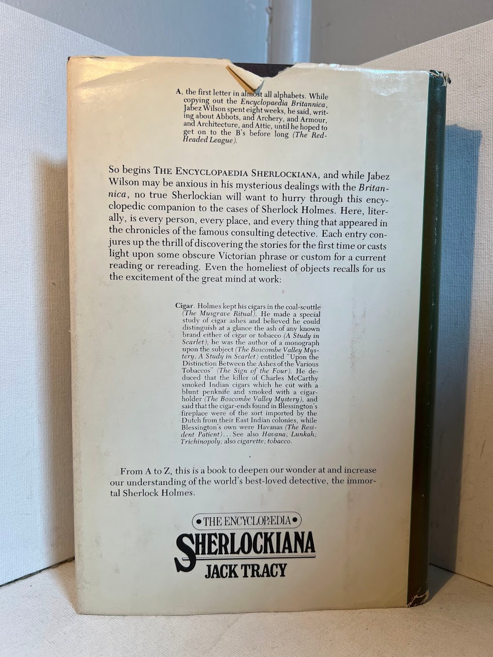 The Sherlock Holmes Companion by Michael and Mollie Hardwick & The Encyclopaedia Sherlockiana by Jack Tracy