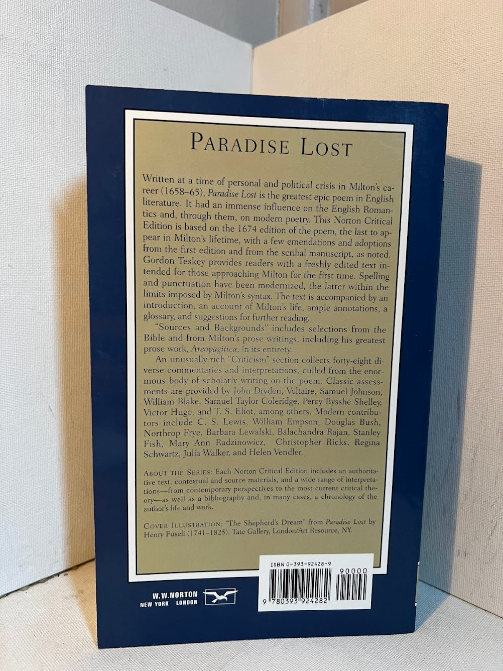 Paradise Lost by John Milton