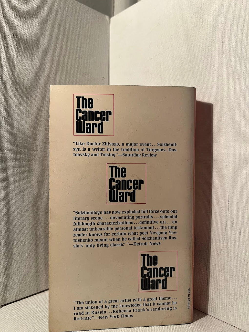 The Cancer Ward by Aleksandr Solzhenitsyn