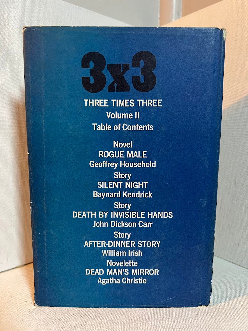 3x3 A Mystery Omnibus edited by Howard Haycraft and John Beercroft