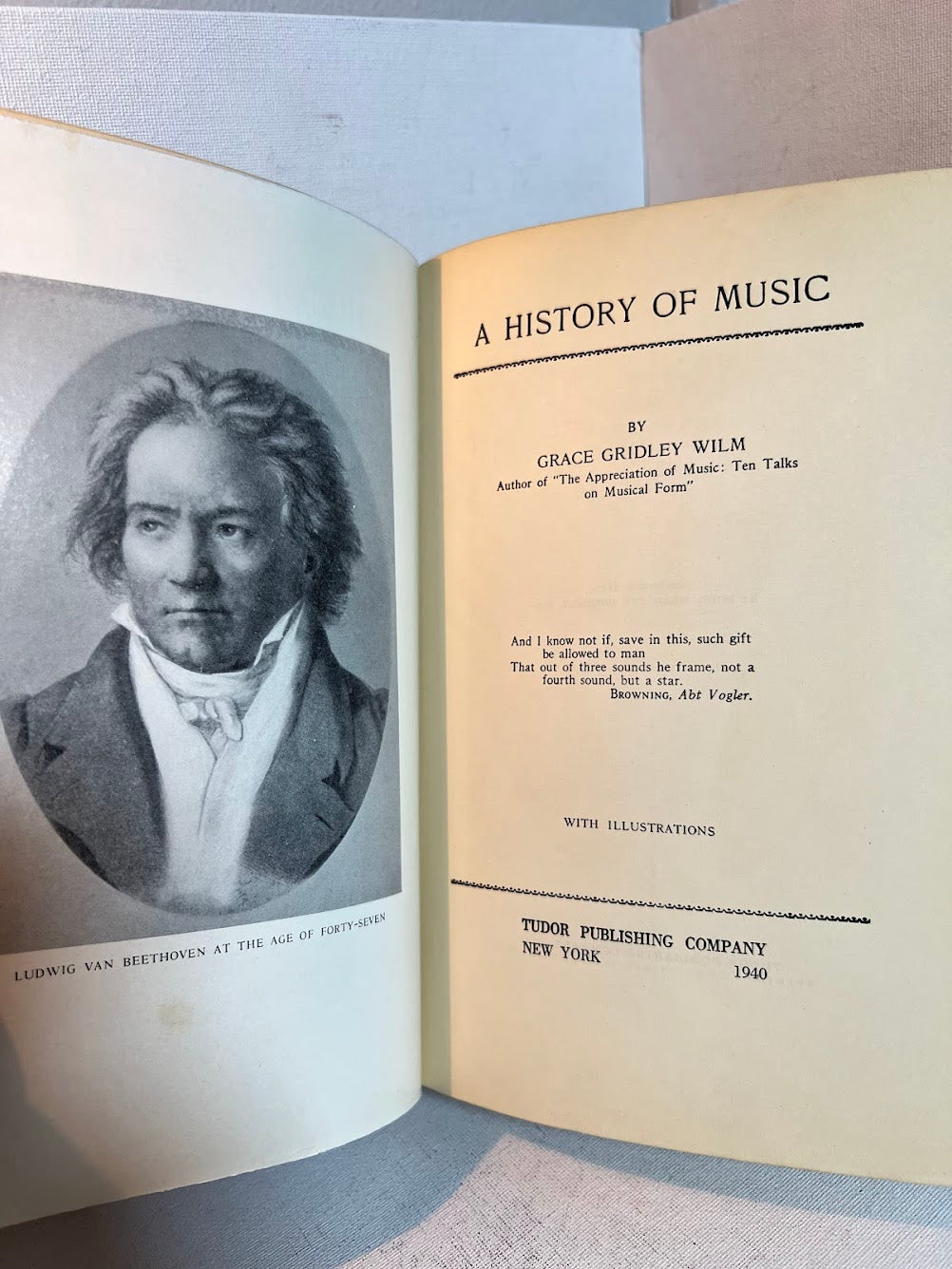 A History of Music by Grace Gridley Wilm