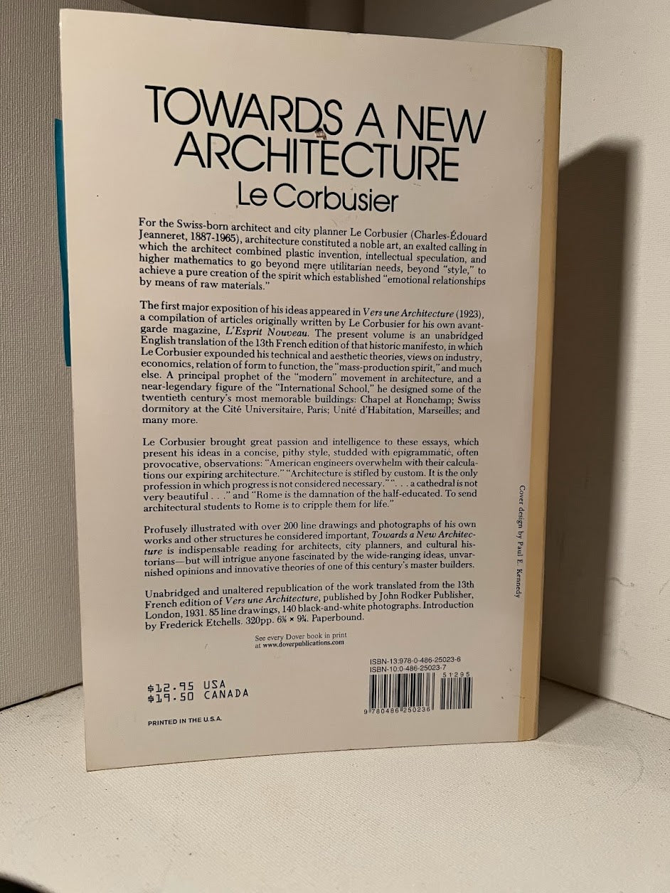 Towards a New Architecture by Le Corbusier