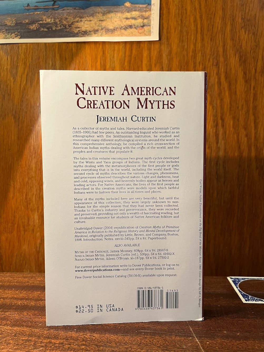 Native American Creation Myths by Jeremiah Curtin