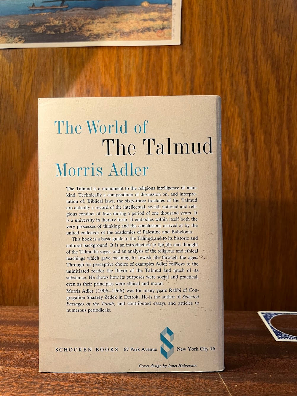 The World of the Talmud by Morris Adler