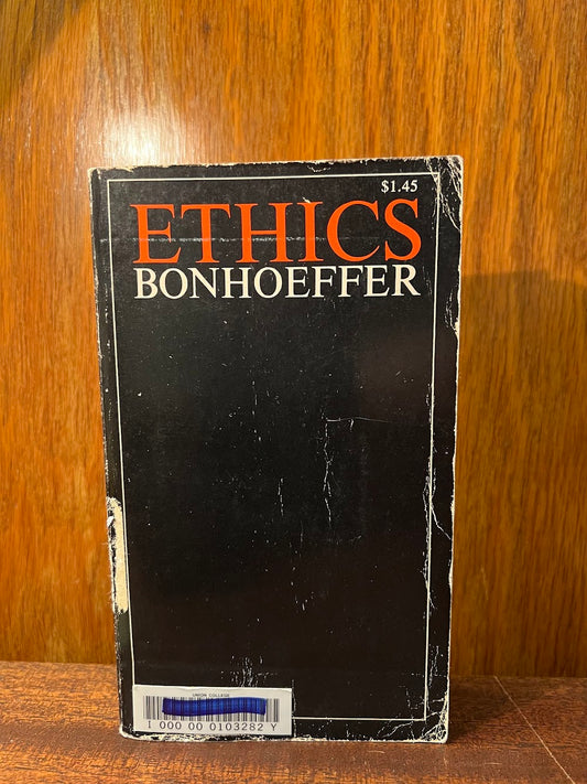 Ethics  by Dietrich Bonhoeffer