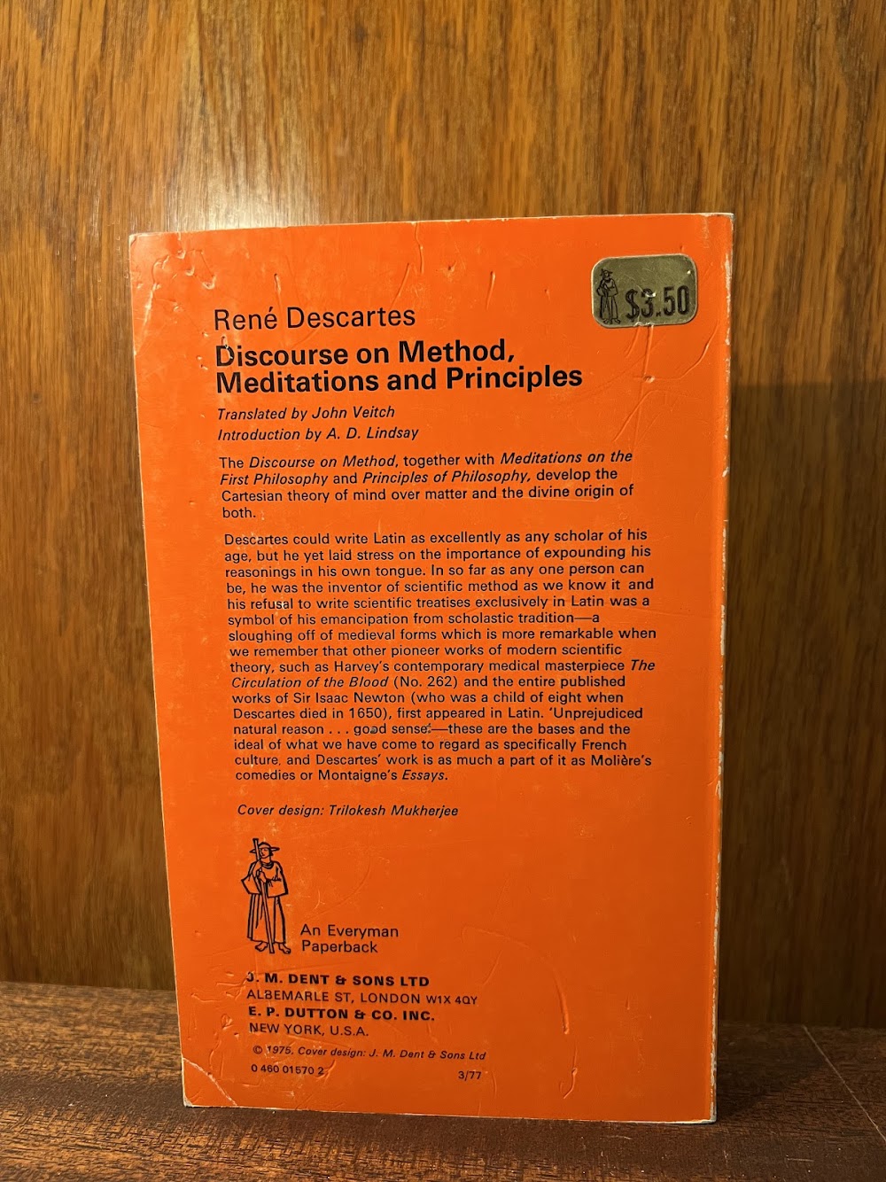 A Discourse on Method - Meditations and Principles by Rene Descartes