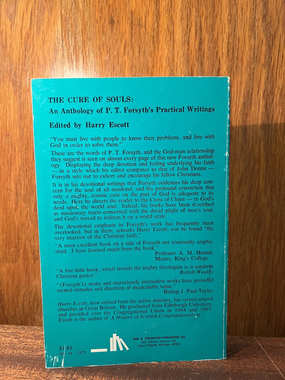 The Cure of Souls: An Anthology of P.T. Foryth's Practical Writings