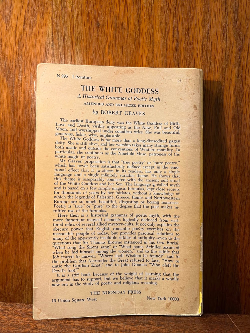 The White Goddess by Robert Graves