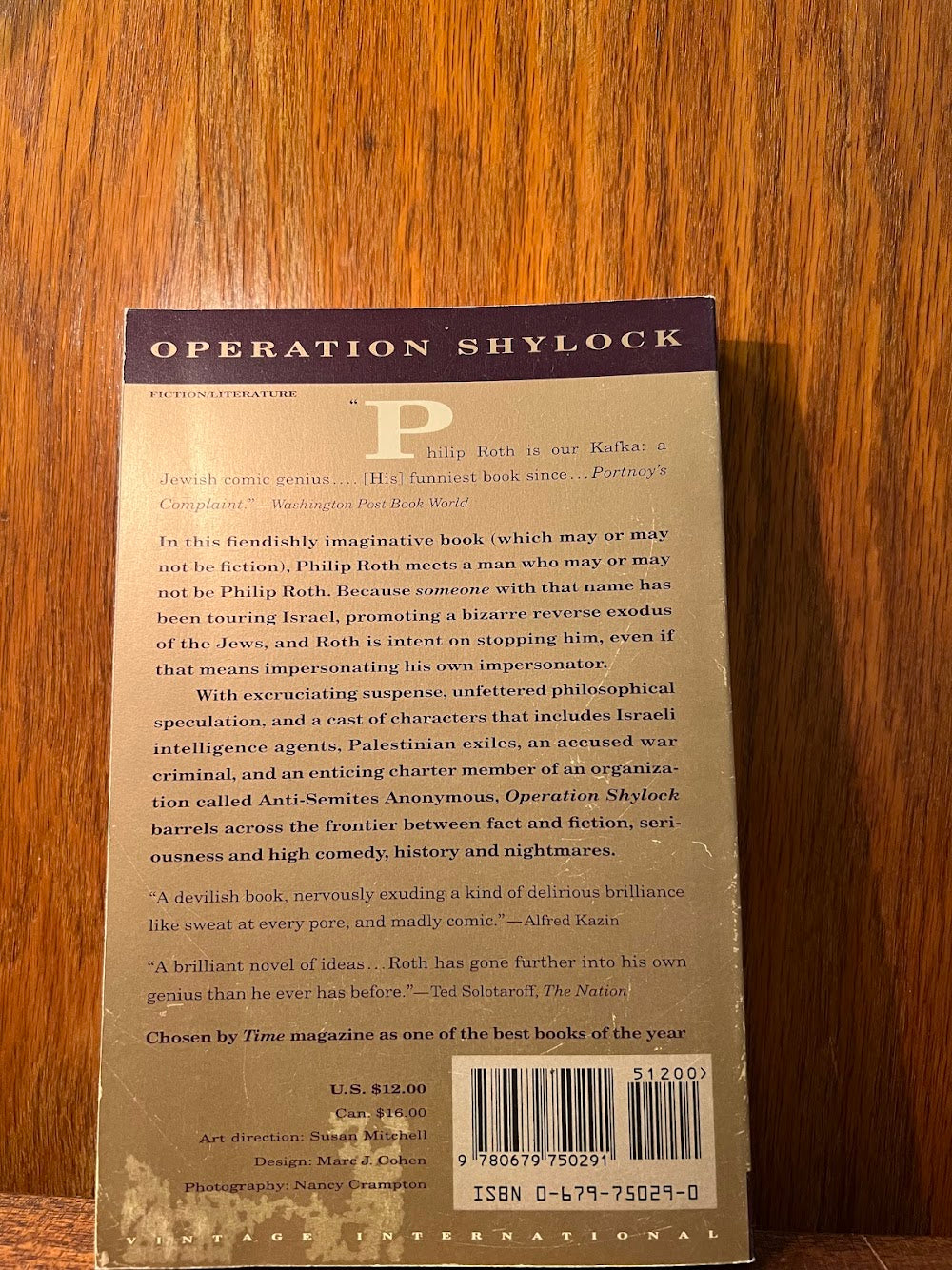 Operation Shylock by Philip Roth