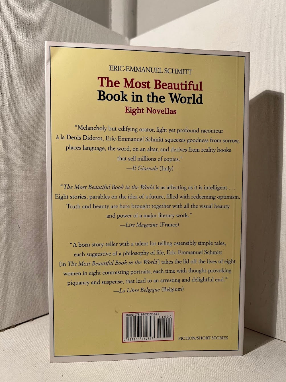 The Most Beautiful Book in the World by Eric-Emmanuel Schmitt