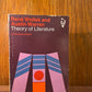 Theory of Literature by Rene Wellek and Austin Warren