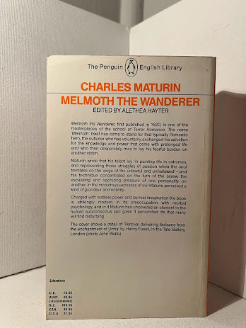 Melmoth the Wanderer by Charles Maturin