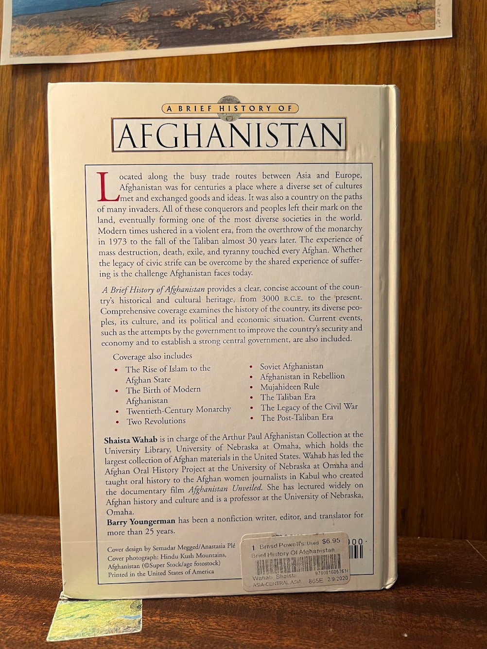 A Brief History of Afghanistan by Shaista Wahab and Barry Youngerman